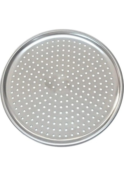 3'lü Lüx Delikli Çelik Pizza Tepsisi Seti 28, 32, 36 cm fiyatları