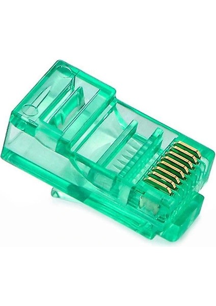 RJ45 Cat6 8p/8c Yeşil Soket (100LÜ Paket) (5047)
