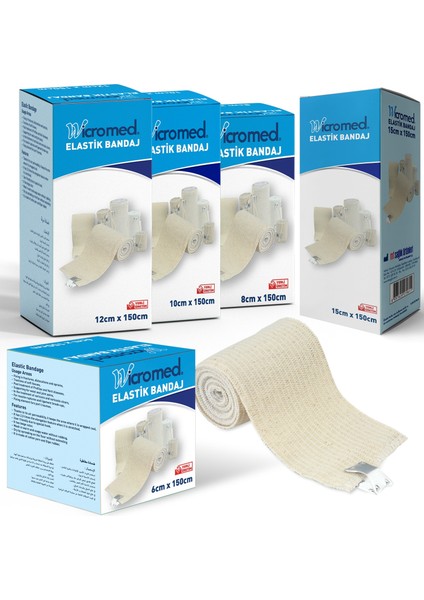 Elastik Bandaj 1,5 metre Gerili 4,5 mt