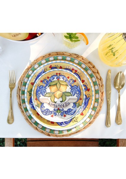 Çok Renkli Pasta Tabağı Seti, 19 Cm, 6'lı, Şık ve Zarif Yemek Sunumları Için modelleri