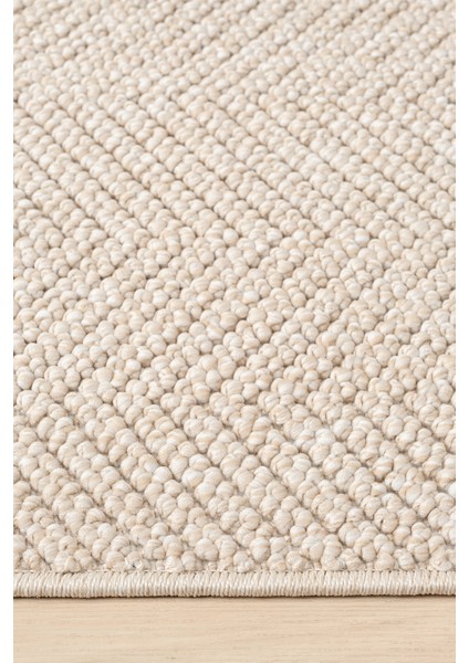 Posıtano Bej Renk Zigzag Model Yumuşak Bukleli ve Püsküllü Dekoratif Makine Dokuma Halı Oturma Odası Salon Mutfak Antre indirimleri