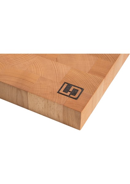 End Grain (Uçtan Kesim) Masif Kayın Şef Kesme Tahtası / Kasap Bloğu – 55×31×4 cm | Gıdaya Uygun, King Size indirimleri