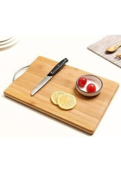 2'li ve 2'li Takım Ekmek Kesme Tahtası Seti, 22X32 ve 20X30 Cm, Krem Renk modelleri