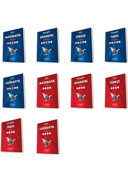 Limit Kurumsal Tyt Eşit Ağırlık Konu Anlatım Föyleri + Soru Seti 10 Kitap