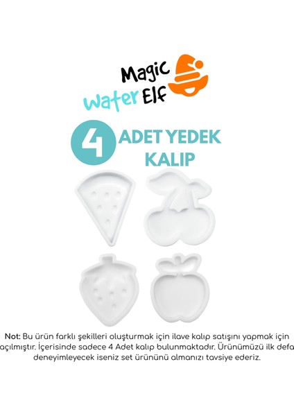 Magic Water Elf Sihirli Su Hayvanları Kendin Yap Eğitici Oyun Seti Yedek Kalıp (4 Adet) fiyatları