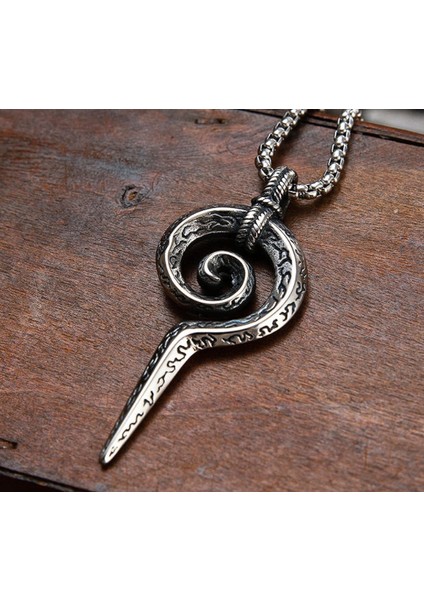 Paslanmaz Çelik Maya Totem Scepter Yılan Kolye fiyatları