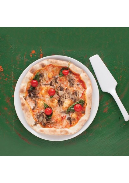 Beyaz 30 cm Pizza Tabağı, Şık ve Kullanışlı Ev ve Restoranlar Için Ideal