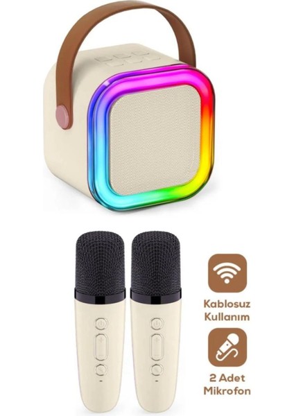 2 Mikrafonlu Speaker