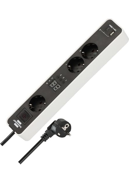 Ecolor Serisi 3 Soketli 1 Adet Type-C + 1 Adet USB Girişli 1.5 Metre Kablolu Zaman Ayarlı Uzatma Priz fiyatları