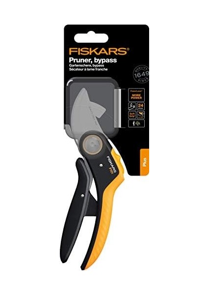 Bahçe Makası Plus, Powerlever, P721, Taze Dallar ve Çalılar Için, Yapışmaz Kaplama, Paslanmaz Çelik Bıçaklar, Uzunluk: 21 Cm, Siyah/turuncu, 1057170 fiyatları