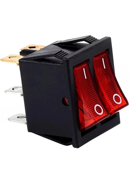 Ikili Soba Anahtarı Kırmızı Işıklı (IC-101) (5047)