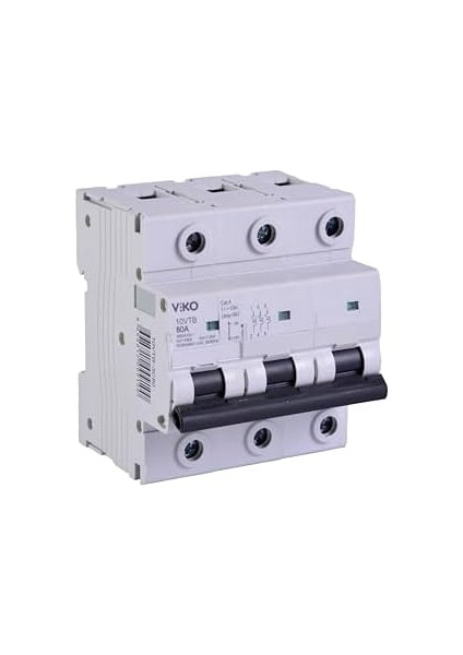 10VTB-3C80 Otomatik Sigorta 10KA C Tipi 3 Kutup 80A modelleri