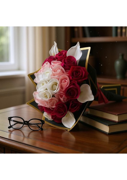 Şık ve Zarif Yapay Gül Buketi modelleri