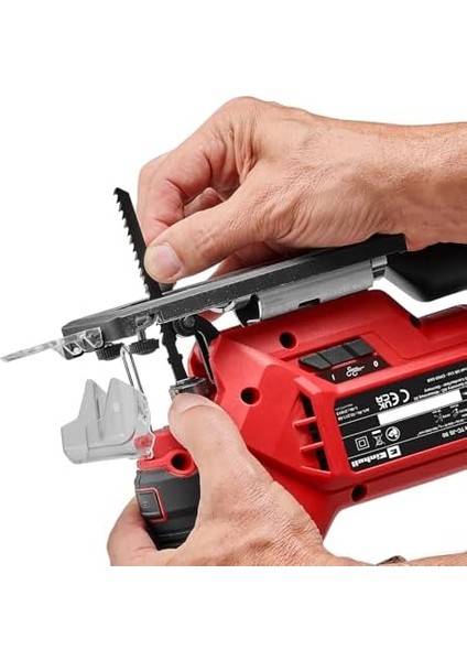 Dekupaj Testere Tc-Js 90 (650 W, 22 mm Strok, Sarkaç Strok Fonksiyonu, Ahşapta 90 mm Kesme Derinliği, Çelikte 10 Mm, 45°'ye Kadar Eğimli Kesimler, 1x Testere Bıçağı Dahil) fiyatları