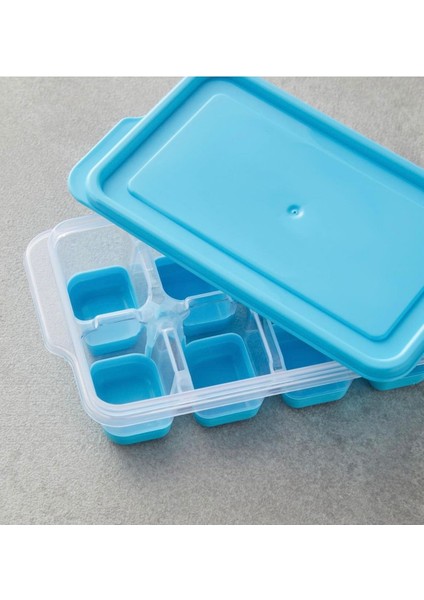 Mini Buz Kalıbı Seti, Mavi, 7X12,5X3,5 Cm, 3'lü, Kullanışlı ve Şık Tasarım modelleri