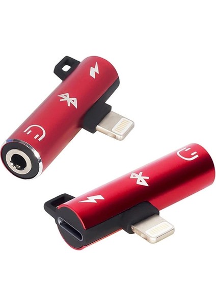 IPHONE Şarj ve 3.5 Kulaklık Çevirici Adaptör Jack (5047)