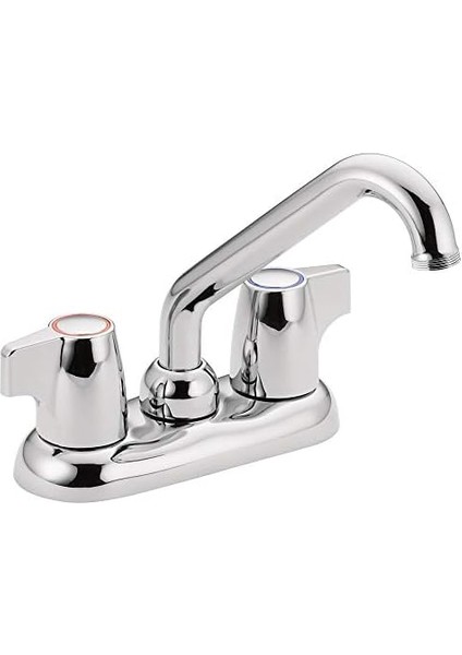 74998 Chateau Iki Saplı 4 Inç Centerset Yardımcı Programı Veya Çamaşır Lavabo Bataryası, Krom modelleri