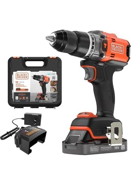 BLD682D1XK-QW 18V Powerconnect™ Kömürsüz Şarjlı Matkap/vidalama (1 x 2.0AH Akü, 1A Şarj Cihazı ve Kitbox Ile) modelleri