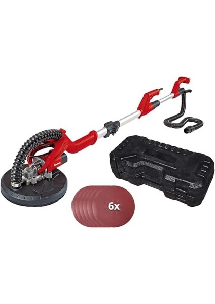 Alçıpan Duvar Zımpara (600 W, Maksimum 1500 D/d, 225 mm Zımpara Diski, Teleskopik Sap, Cırtlı Zımpara Tablası, 6 Adet Zımpara Diski Dahil) - 4259929 modelleri