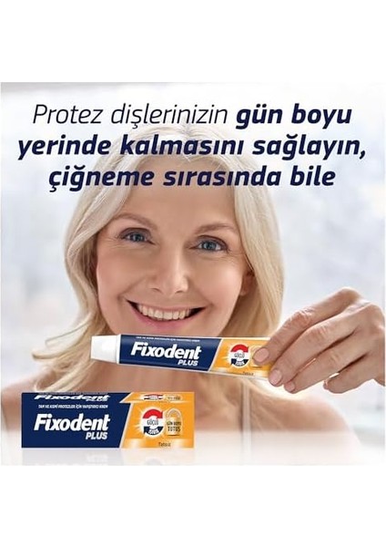 Plus Güçlü Isırık Diş Protezi Yapıştırıcı Krem 57 G fiyatları