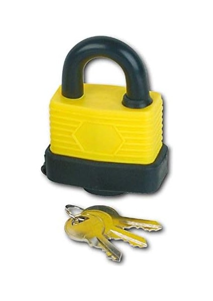 Werkzeug 41350, Su Geçirmez Asma Kilit, 50 Mm, Sarı fiyatları