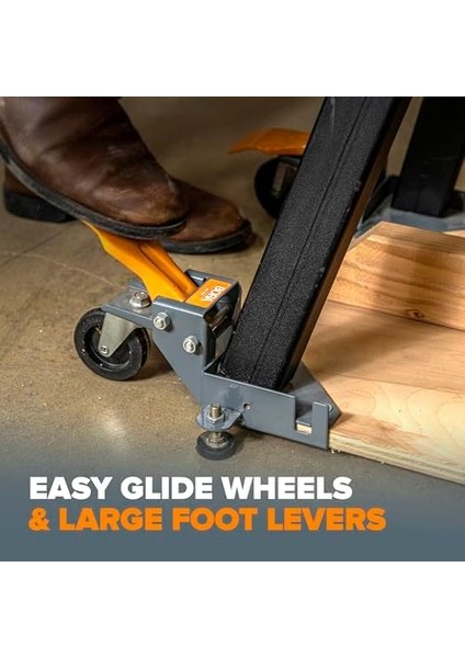 Portamate PM-1100 Mobil Temel Kit, Sağlam, Evrensel, Ayarlanabilir, Ayarlanabilir Rulo Seti, Hareketli Ekipman, Aletler, Makineler Için Tekerlekli Çerçeve ve Tekerlekler, 180 kg Kapasite fiyatları