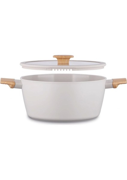 7 Parça Bej Tencere Seti, Dayanıklı ve Şık Mutfak Gereçleri fırsatları