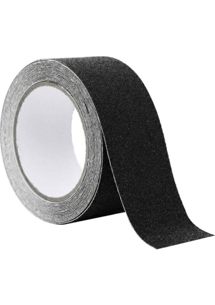 15 Metre Merdiven Zemin Kaydırmaz Bant (5 cm x 15 Metre) Yapışkanlı Kaymaz Bant Siyah indirimleri