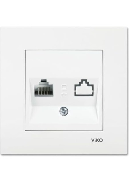 Karre Beyaz Tekli Data CAT5E fiyatları