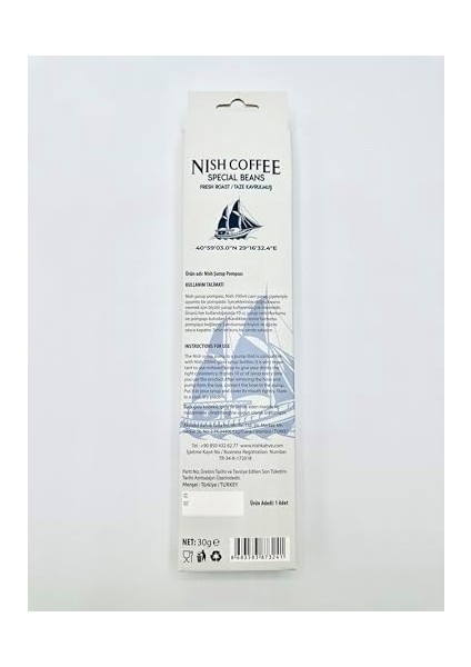 Kahve Şurup Pompası 6'lı Set fiyatları