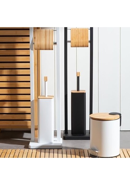 Concept Boho Tuvalet Fırçalık&kağıtlık Siyah 20X20X80 fiyatları