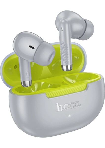 EQ24 Estrella Aktif Gürültü Engelleyici Bluetooth Kablosuz Tws Airpods Kulaklık Gri