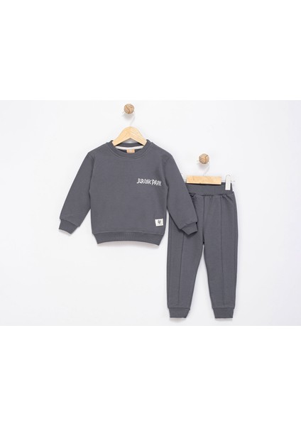 Erkek Çocuk Yazılı Nakışlı Eşofman Takımı fiyatları