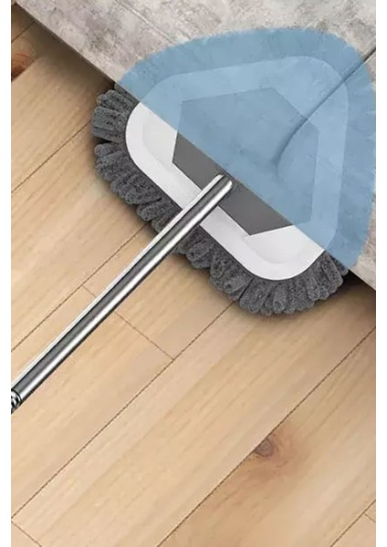 Teleskopik 3 Sopalı 2 Bezli Üçgen Cam Silme Aparatı, 150 cm