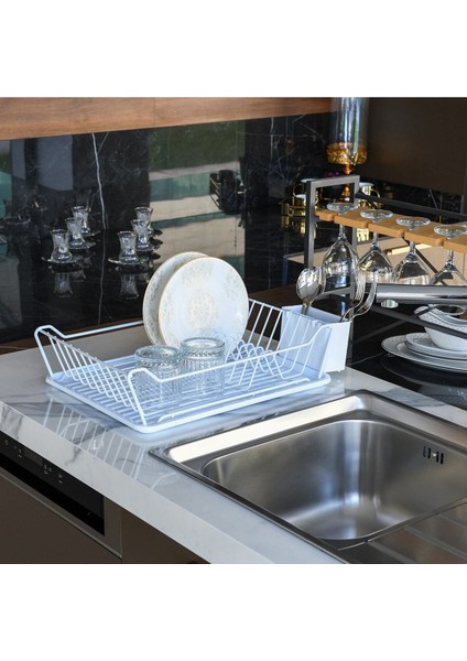 Paslanmaz Çelik Bulaşık Sepeti, Dayanıklı ve Şık Mutfak Gereciği indirimleri
