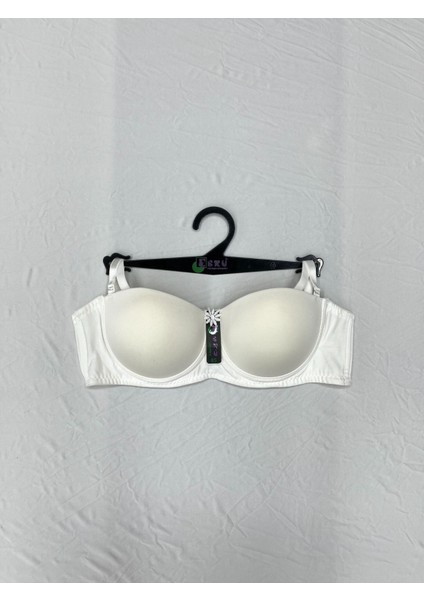 Iç Giyim Ebru Lüx Silikonlu Destekli Straplez Sütyen (Sütyen Yıkama Topu Hediyeli )