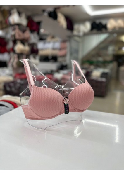 Iç Giyim Ebru Lüx Silikonlu Desteksiz Balenli Fitilli Sütyen (Sütyen Yıkama Topu Hediyeli )
