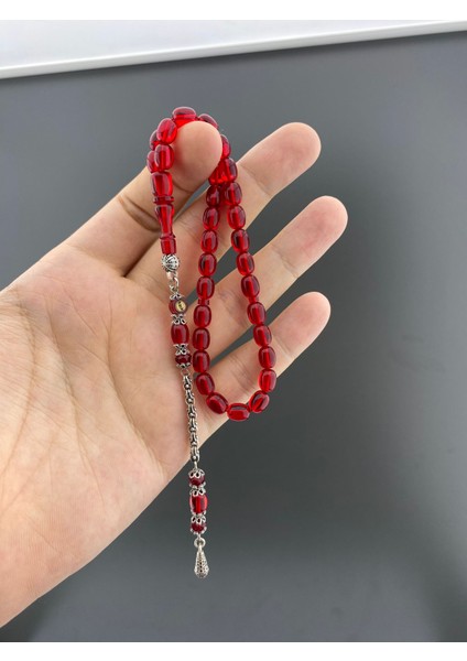 Bilek Boy Ateş Kehribar 925 Ayar Gümüş Püsküllü fiyatları