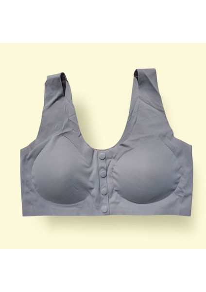 Iç Giyim Ithal Düğmeli Süngerli Desteksiz (Yok Gibi) Sütyen (Yıkama Filesi Hediyeli)