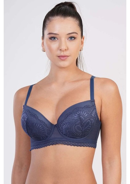Iç Giyim Newbra Dantel Motif Işlemeli Desteksiz C Cup Sütyen