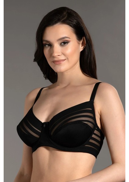 Iç Giyim New Bra Balenli Desteksiz Tül Detaylı C-D Cup Size Toparlayıcı Sütyen modelleri