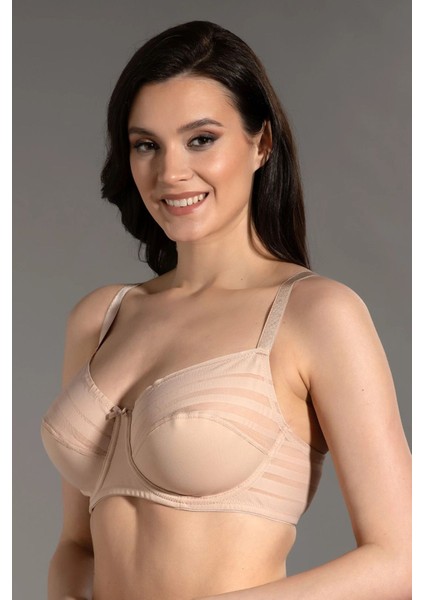 Iç Giyim New Bra Balenli Desteksiz Tül Detaylı C-D Cup Size Toparlayıcı Sütyen modelleri