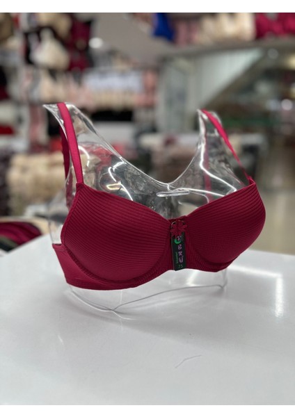 Iç Giyim Ebru Lüx Silikonlu Desteksiz Balenli Fitilli Sütyen (Sütyen Yıkama Topu Hediyeli )