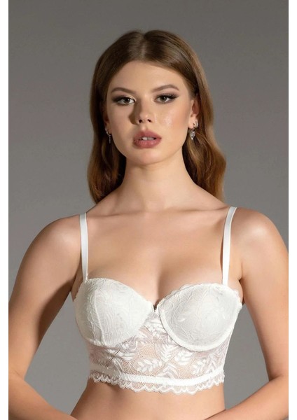 Iç Giyim Newbra Dantelli Destekli Çıkarılabilir Askılı Büstiyer Sütyen fiyatları