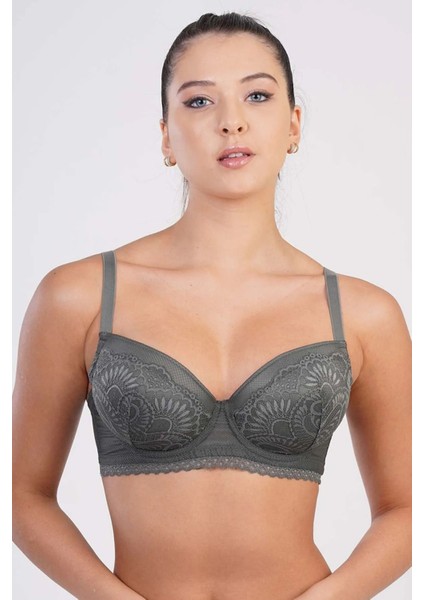 Iç Giyim Newbra Dantel Motif Işlemeli Desteksiz C Cup Sütyen
