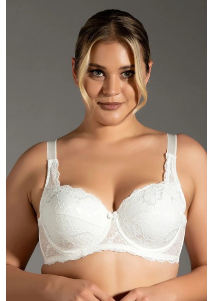 Iç Giyim New Bra Balenli Dantel Işlemeli Desteksiz Sütyen C-D Cup Size