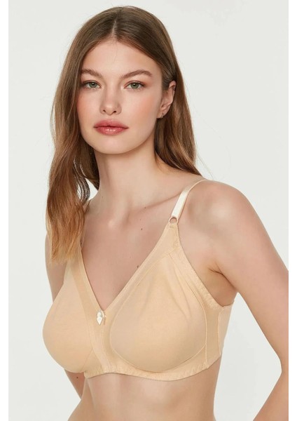 Iç Giyim New Bra %100 Pamuk Toparlayıcı Süngersiz Balensiz Boş Sütyen fırsatları