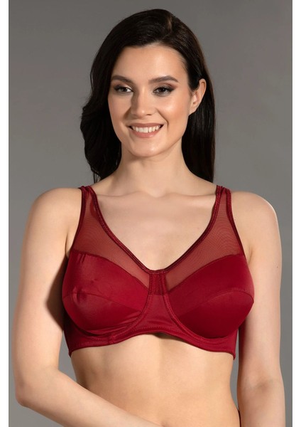 Iç Giyim New Bra Balenli Desteksiz Süngerli Tül Detaylı C-D Cup Size Sütyen