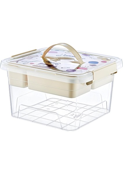 Gri 6 Lt Hobi ve Dikiş Kutusu, Çok Amaçlı ve Hafif Tasarım fiyatları