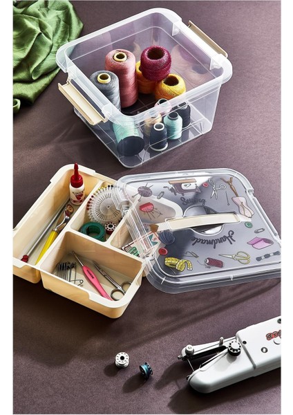 Gri 6 Lt Hobi ve Dikiş Kutusu, Çok Amaçlı ve Hafif Tasarım modelleri